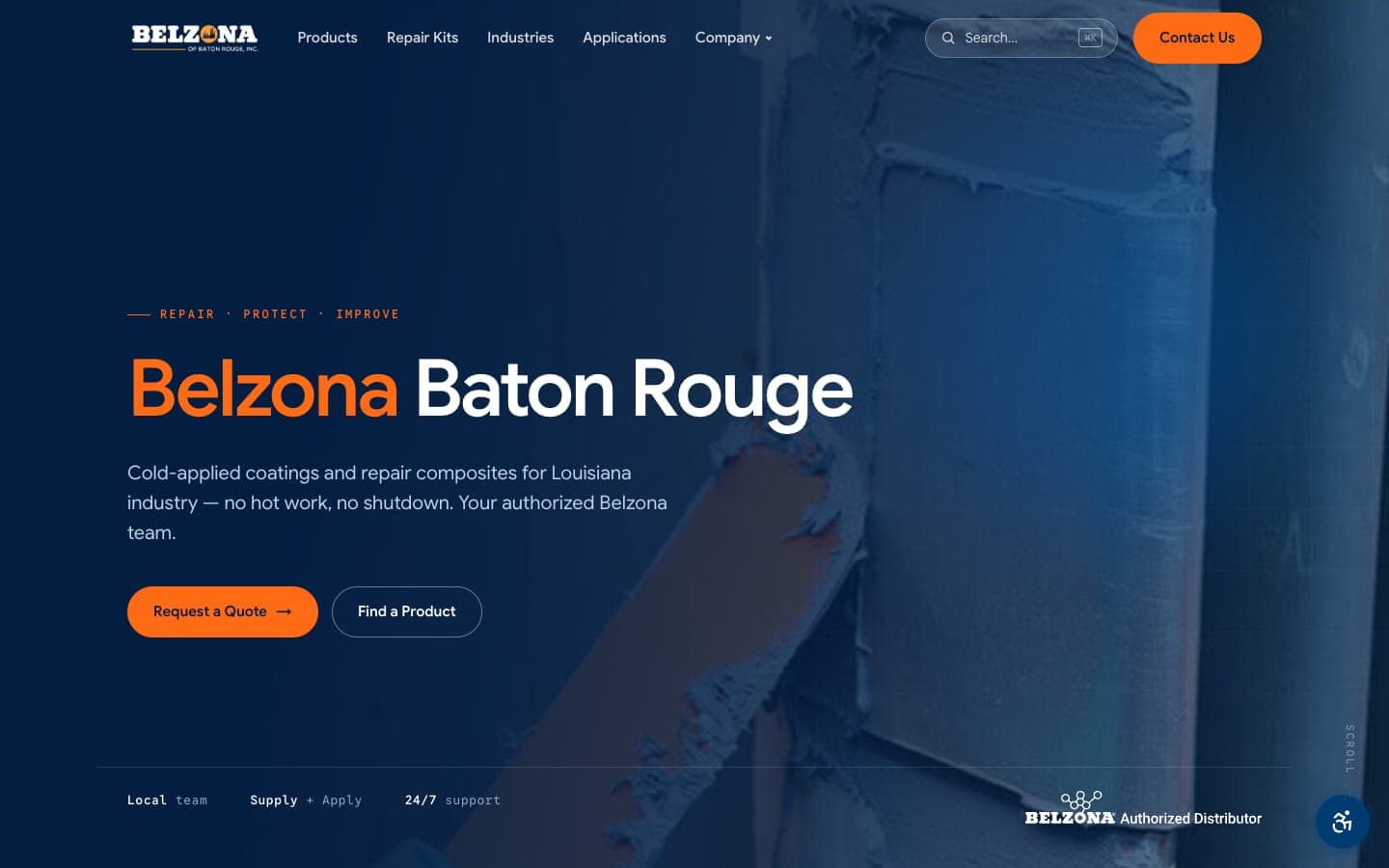 Belzona Baton Rouge — live site